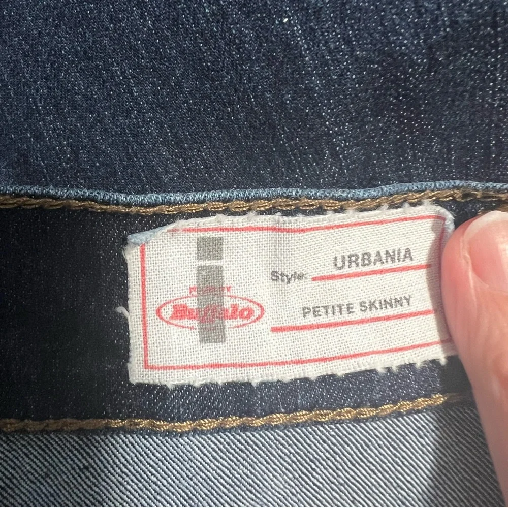 I Jeans by Buffalo Skinny Jeans Womens  14 Petite Stretch Blue Denim
